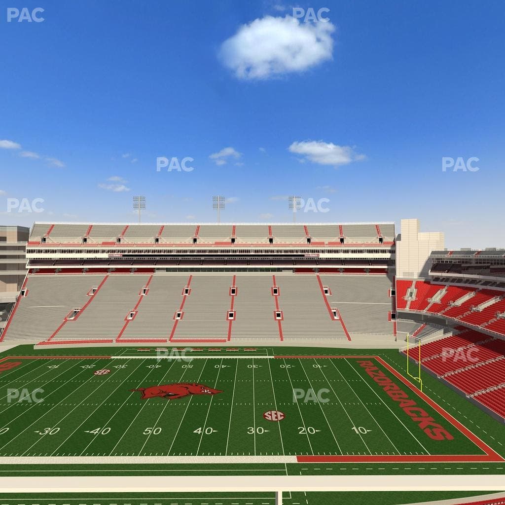 Razorback Stadium - Section 503 3 Seat View