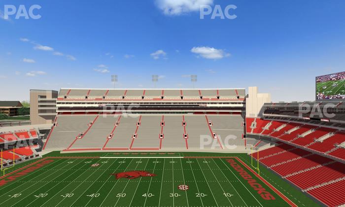 Razorback Stadium - Section 503 3 Seat View