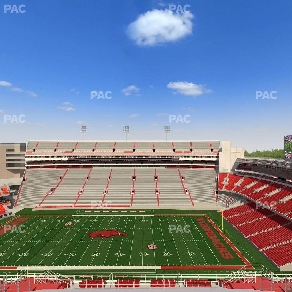 Razorback Stadium - Section 503 Seat View