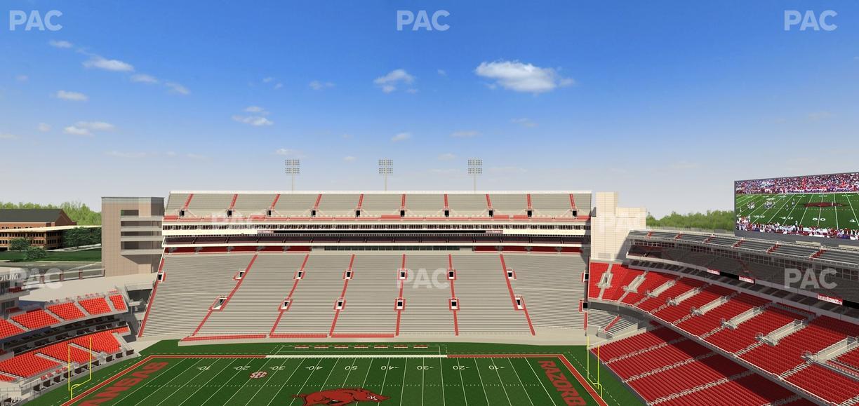 Razorback Stadium - Section 503 Seat View
