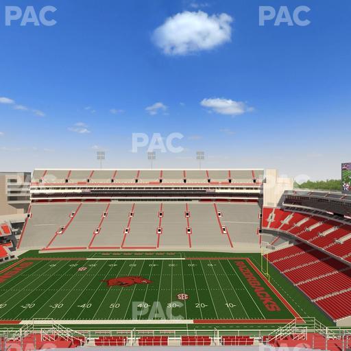 Razorback Stadium - Section 503 Seat View