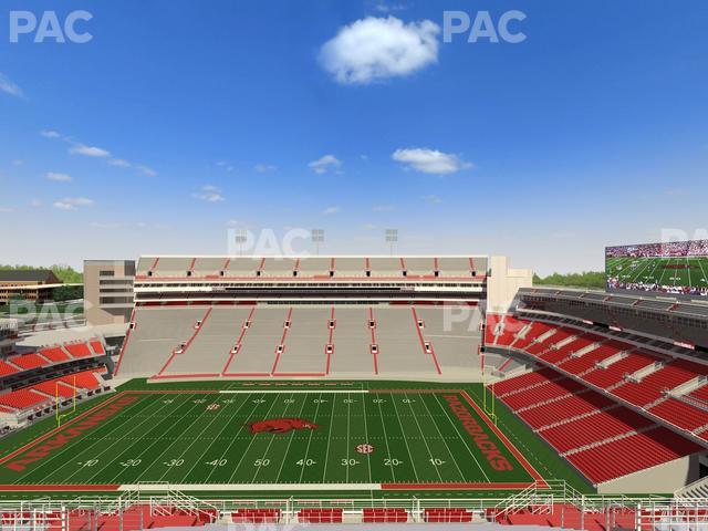 Razorback Stadium - Section 503 Seat View Razorback Stadium - Section 503 Seat View