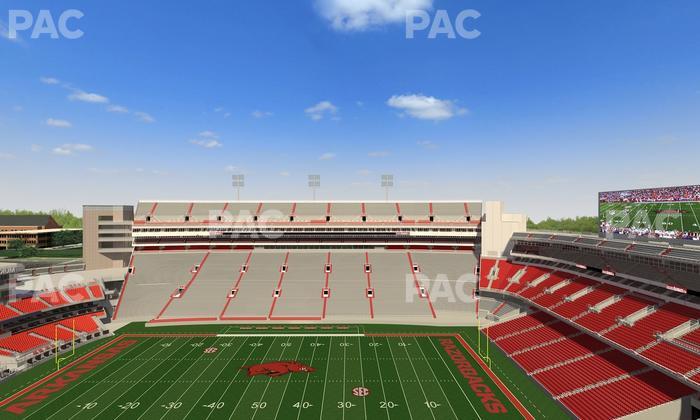Razorback Stadium - Section 503 Seat View