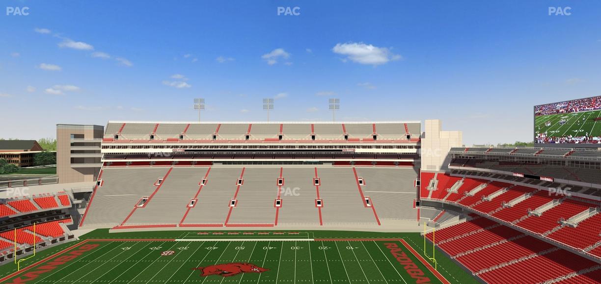 Razorback Stadium - Section 503 Seat View