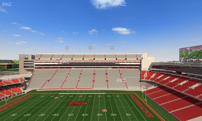 Razorback Stadium - Section 503 Seat View