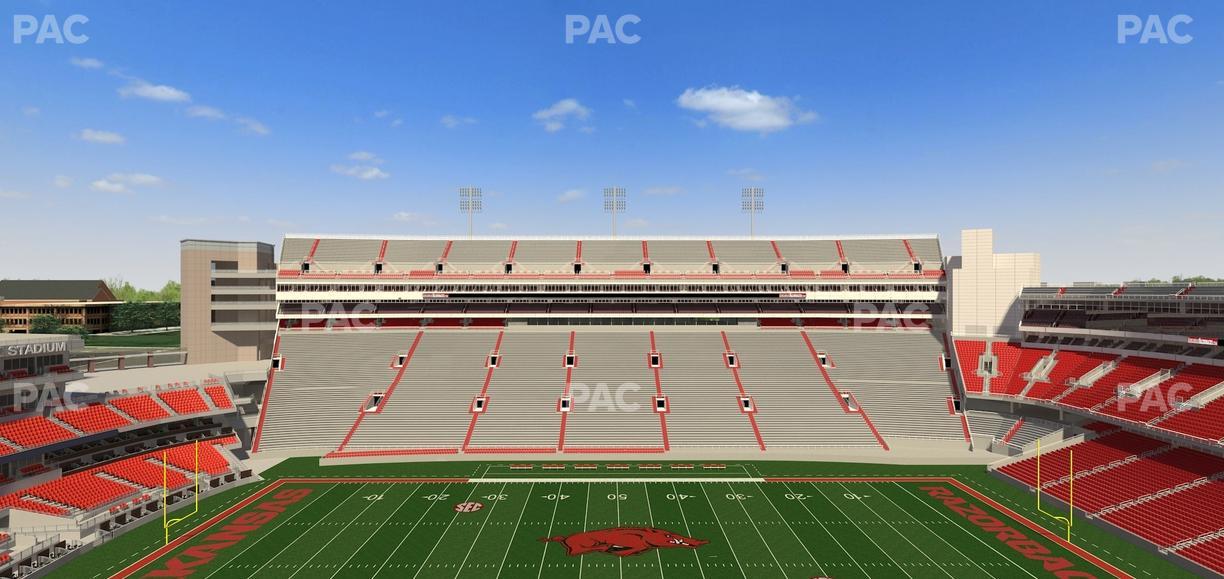 Razorback Stadium - Section 504 1 Seat View