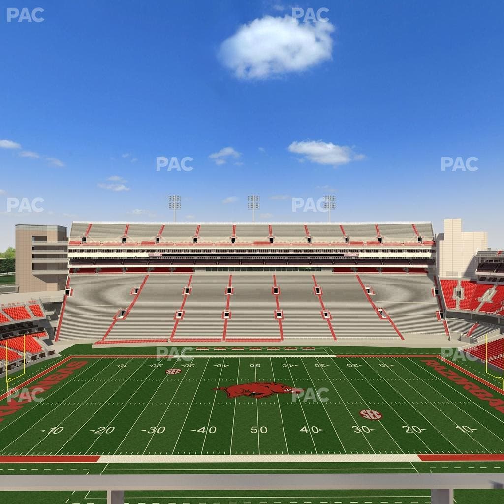 Razorback Stadium - Section 504 3 Seat View