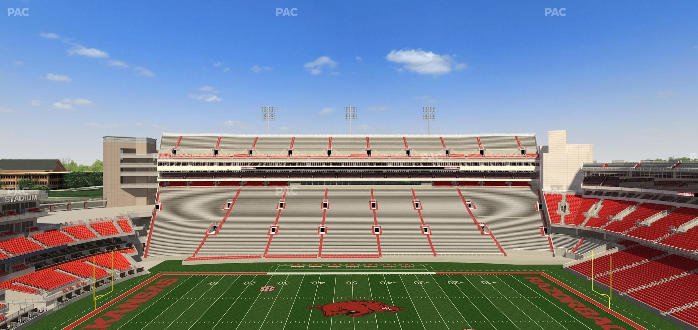 Razorback Stadium - Section 504 3 Seat View