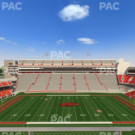 Razorback Stadium - Section 504 3 Seat View