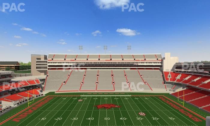 Razorback Stadium - Section 504 3 Seat View