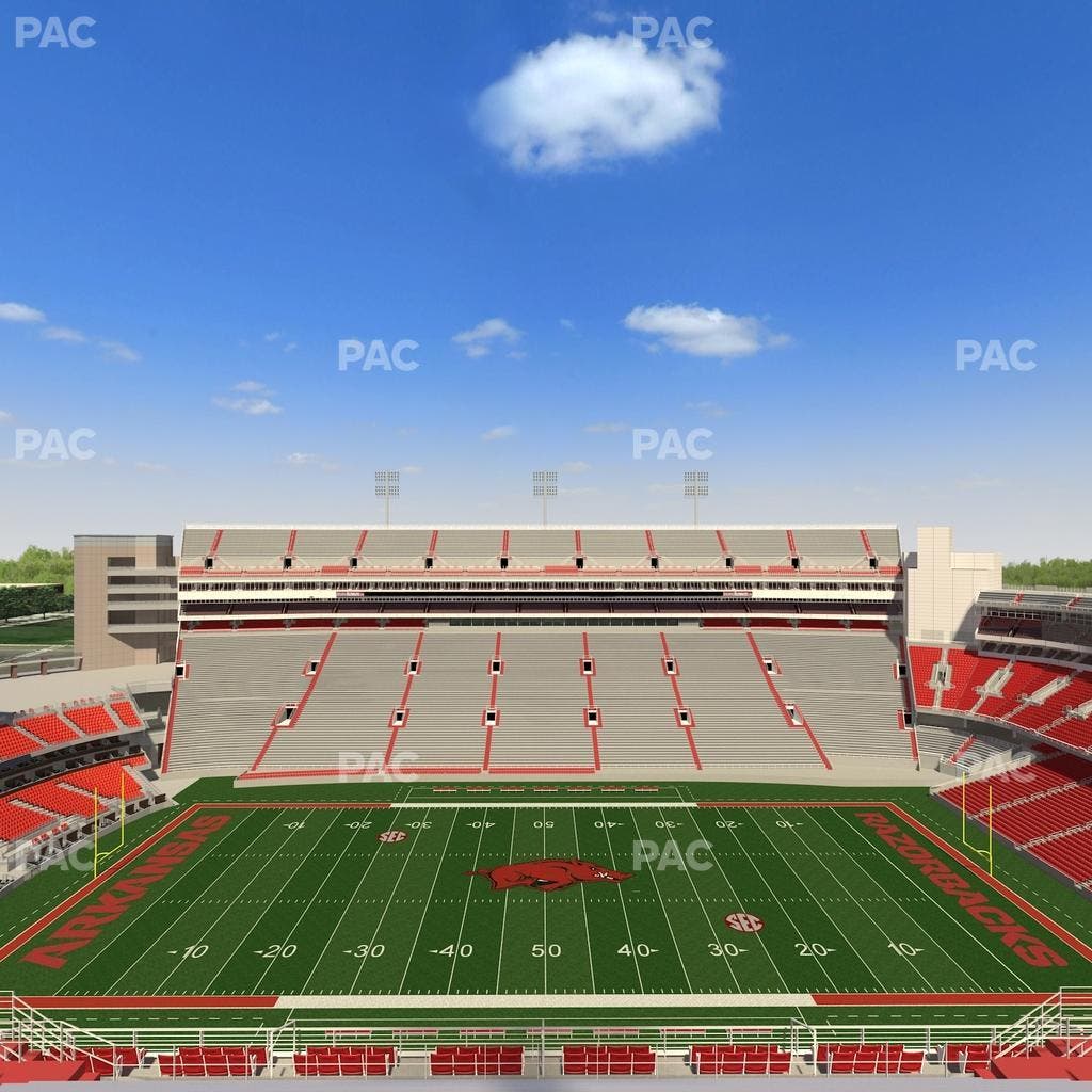 Razorback Stadium - Section 504 Seat View