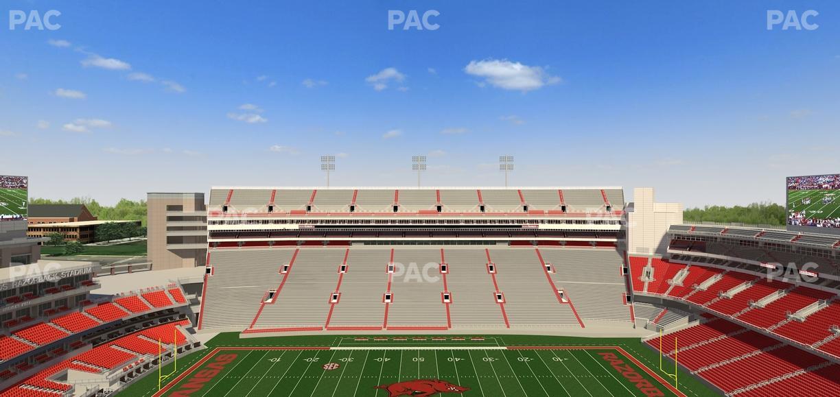 Razorback Stadium - Section 504 Seat View