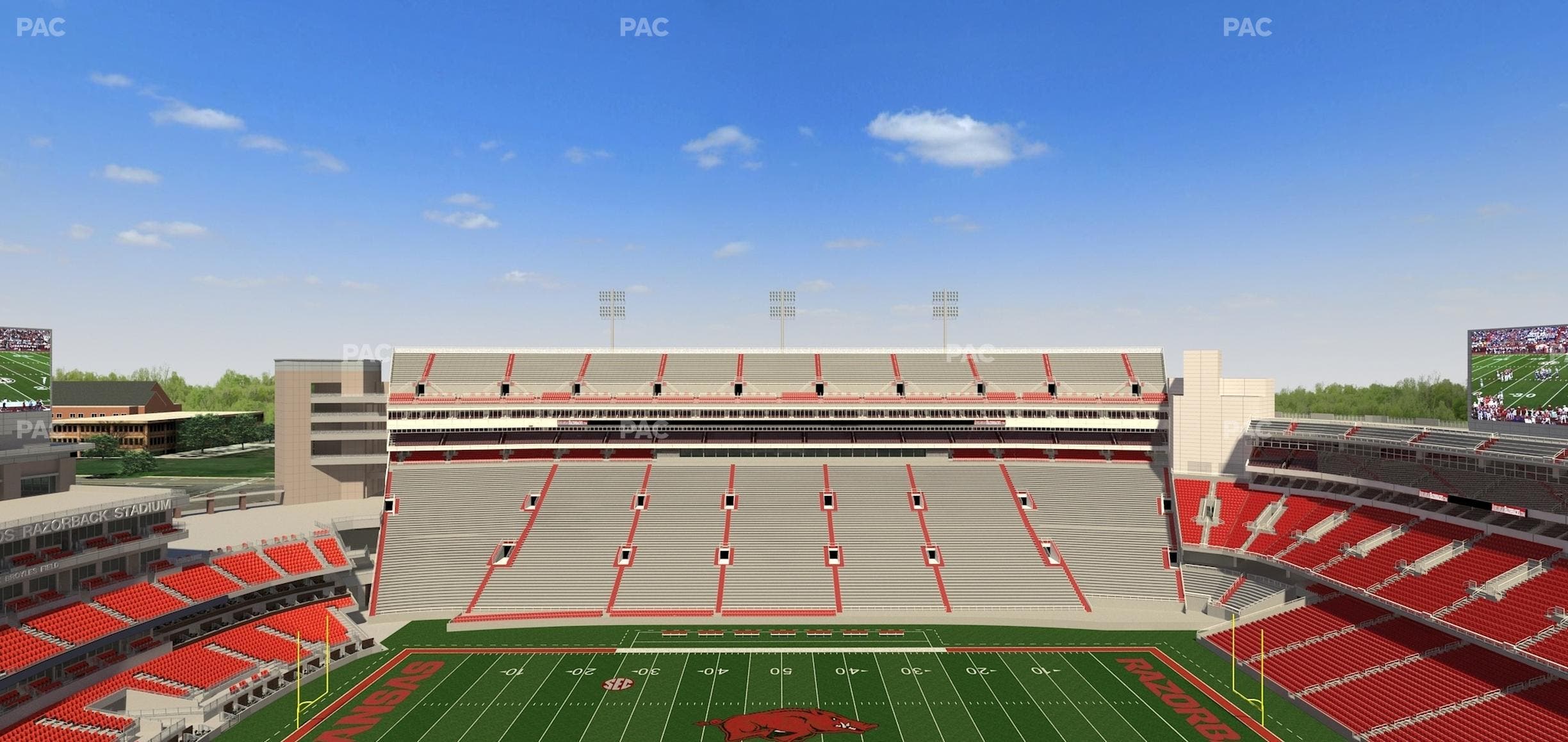 Razorback Stadium - Section 504 Seat View