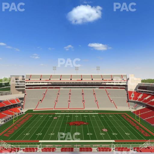 Razorback Stadium - Section 504 Seat View