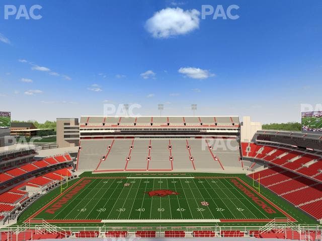 Razorback Stadium - Section 504 Seat View
