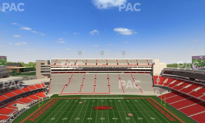 Razorback Stadium - Section 504 Seat View