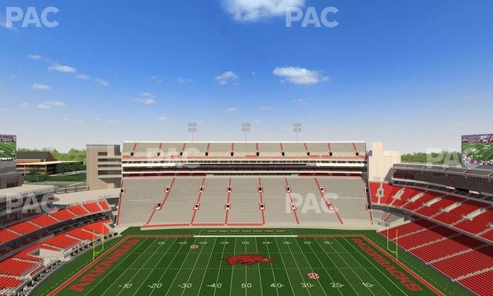 Razorback Stadium - Section 504 Seat View