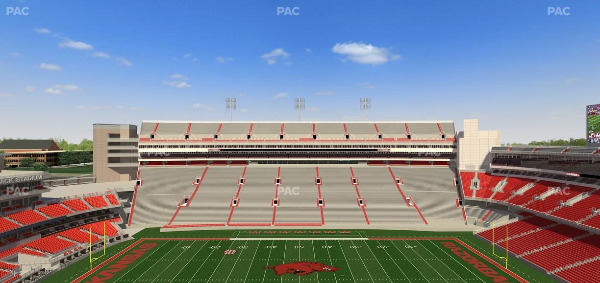 Razorback Stadium - Section 504 Seat View