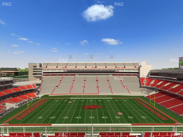 Razorback Stadium - Section 504 Seat View