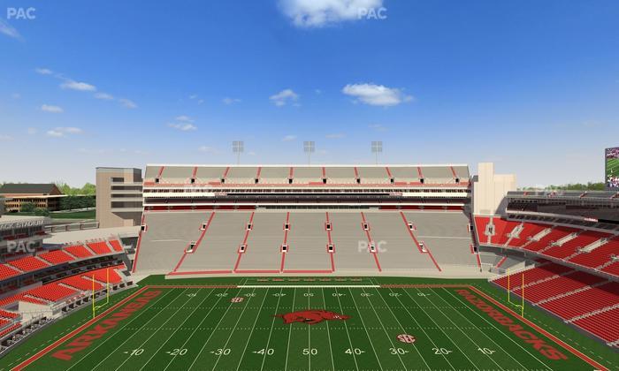 Razorback Stadium - Section 504 Seat View