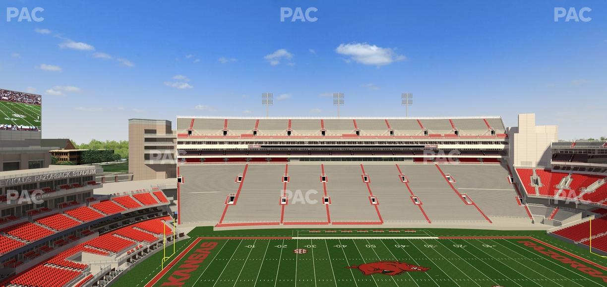 Razorback Stadium - Section 505 2 Seat View