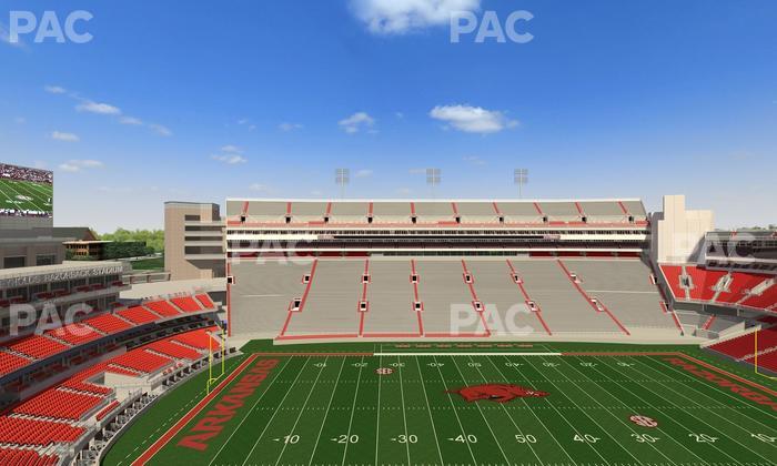 Razorback Stadium - Section 505 2 Seat View