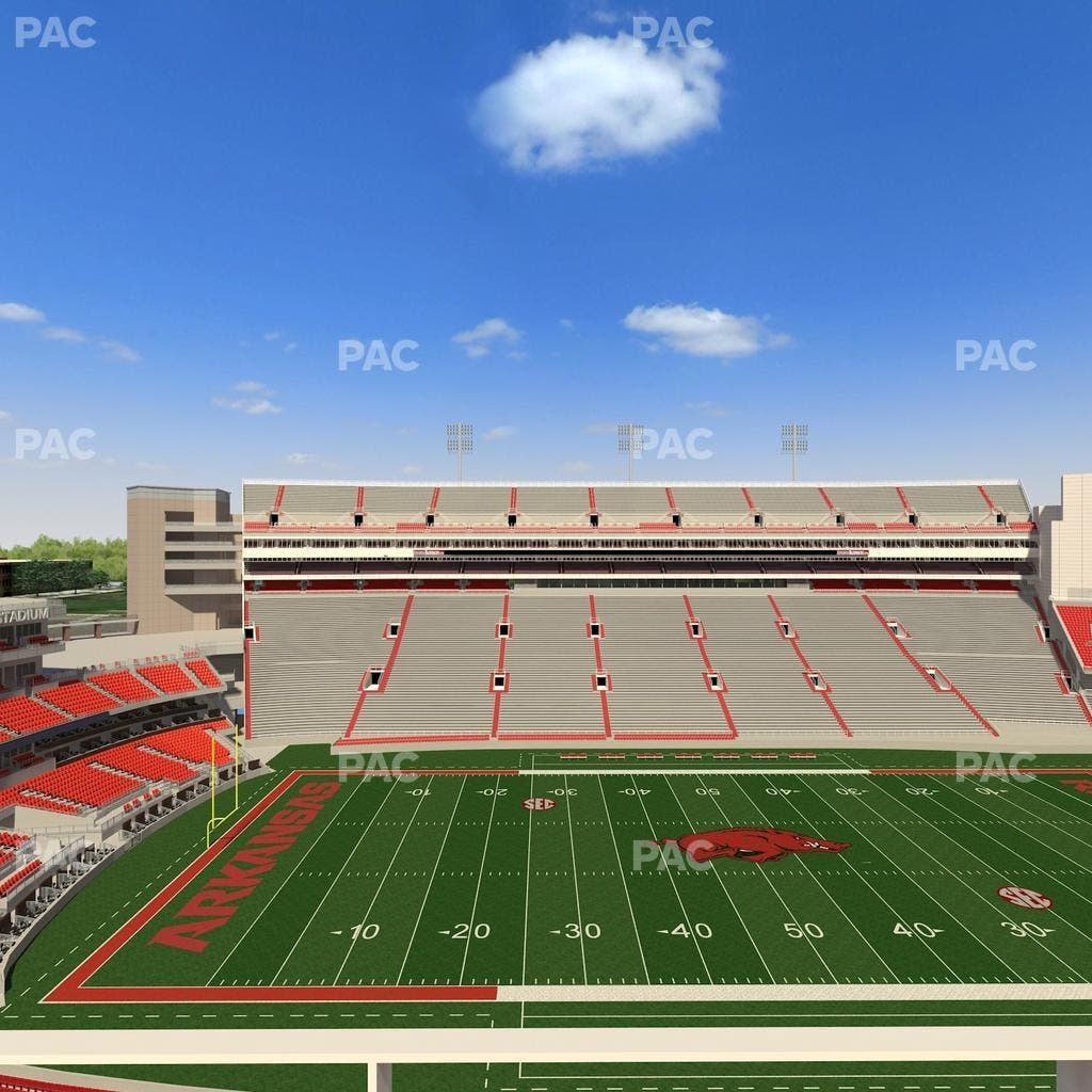 Razorback Stadium - Section 505 3 Seat View