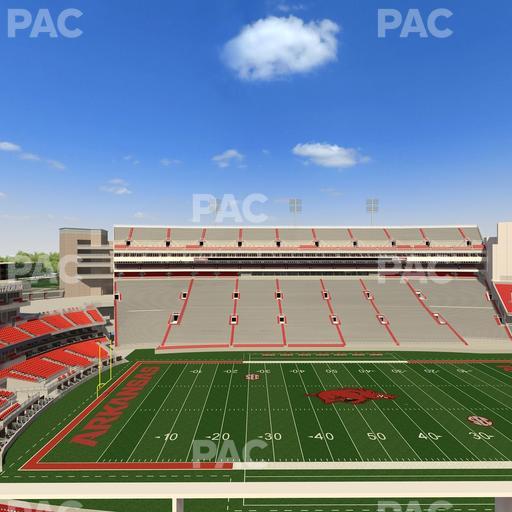 Razorback Stadium - Section 505 3 Seat View