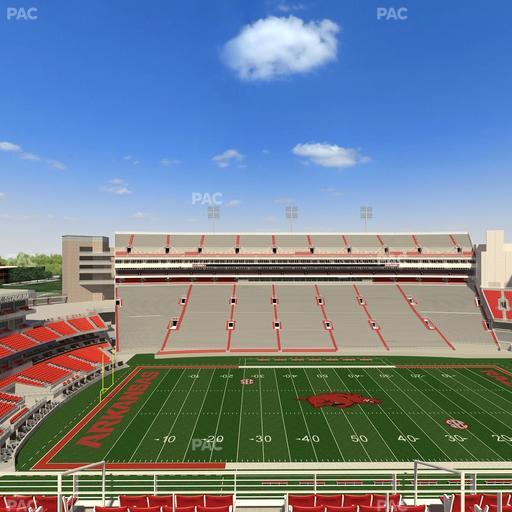Razorback Stadium - Section 505 Seat View