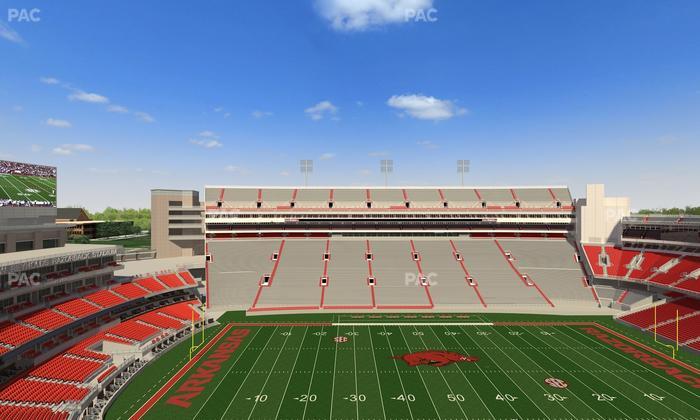 Razorback Stadium - Section 505 Seat View