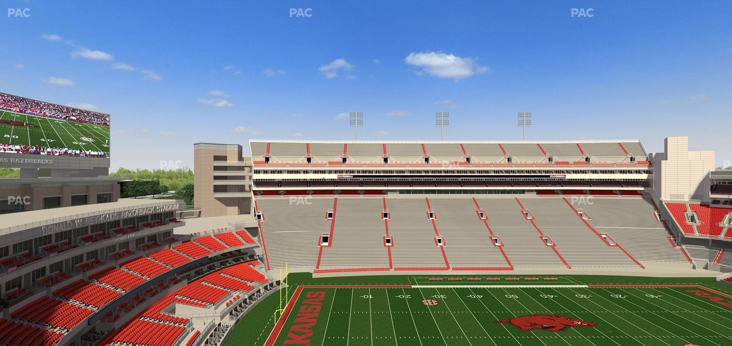 Razorback Stadium - Section 506 1 Seat View
