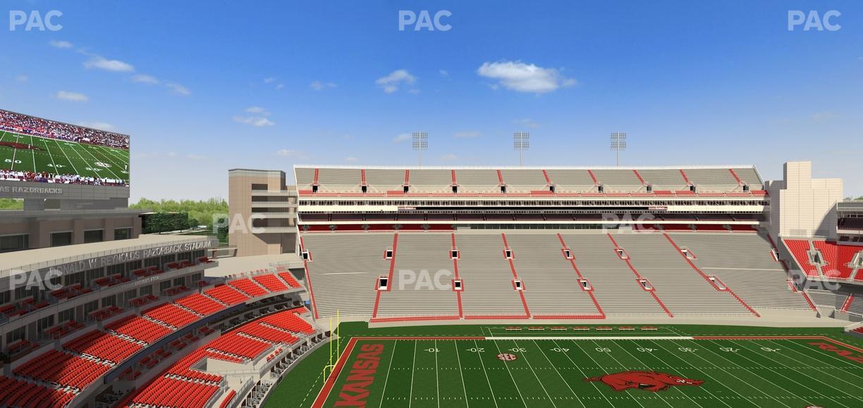 Razorback Stadium - Section 506 2 Seat View