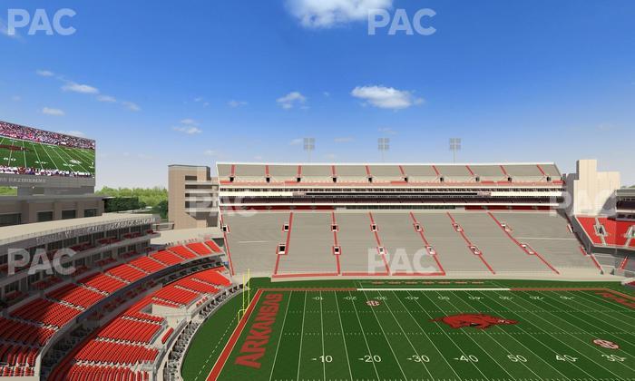 Razorback Stadium - Section 506 2 Seat View