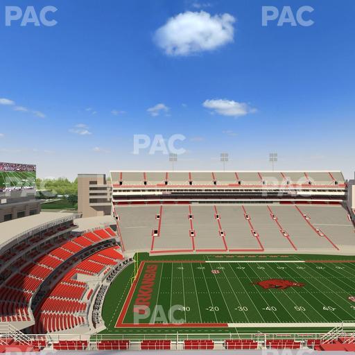 Razorback Stadium - Section 506 Seat View