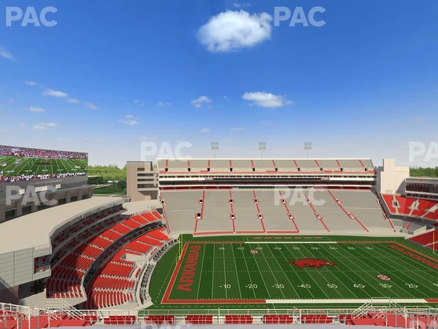 Razorback Stadium - Section 506 Seat View Razorback Stadium - Section 506 Seat View
