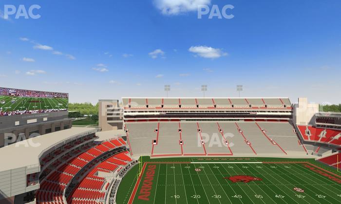 Razorback Stadium - Section 506 Seat View
