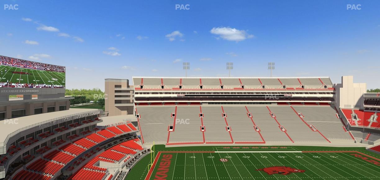 Razorback Stadium - Section 506 Seat View