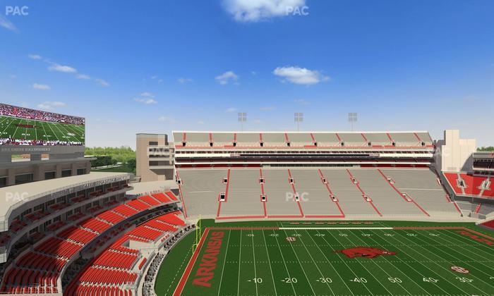 Razorback Stadium - Section 506 Seat View