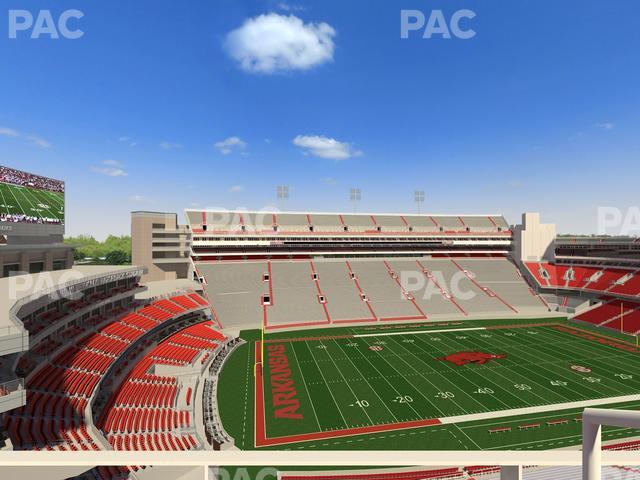 Razorback Stadium - Section 507 1 Seat View Razorback Stadium - Section 507 1 Seat View