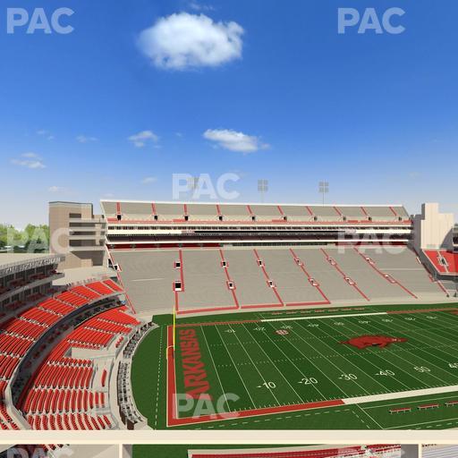 Razorback Stadium - Section 507 2 Seat View