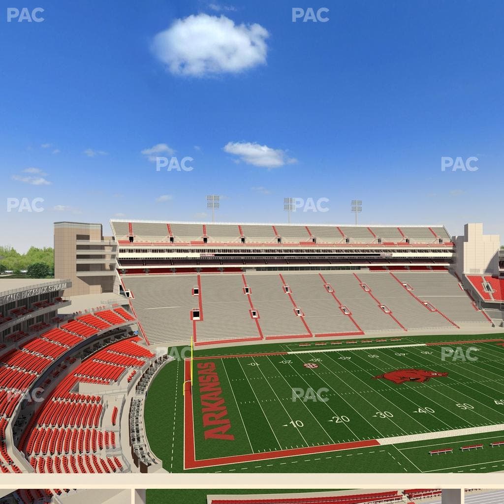 Razorback Stadium - Section 507 3 Seat View