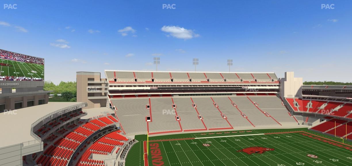 Razorback Stadium - Section 507 Seat View