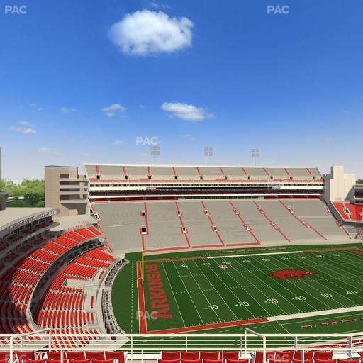 Razorback Stadium - Section 507 Seat View