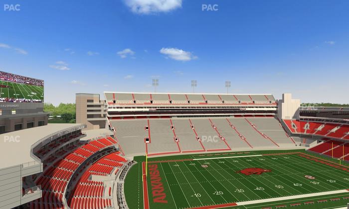 Razorback Stadium - Section 507 Seat View