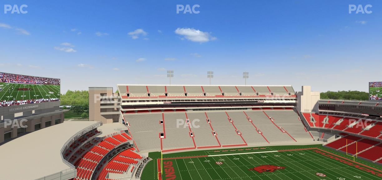 Razorback Stadium - Section 507 Seat View
