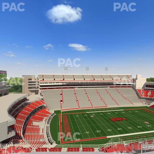 Razorback Stadium - Section 507 Seat View