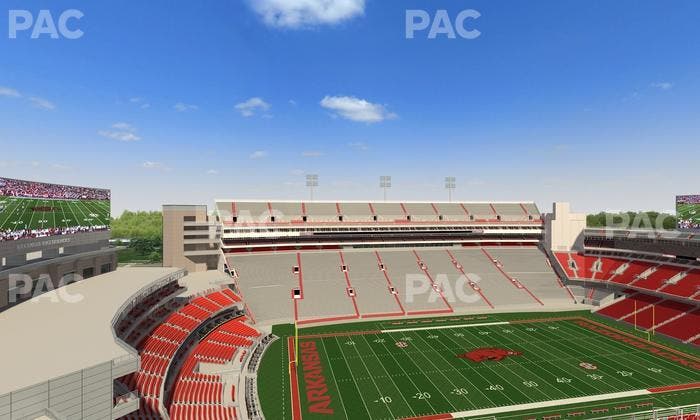 Razorback Stadium - Section 507 Seat View