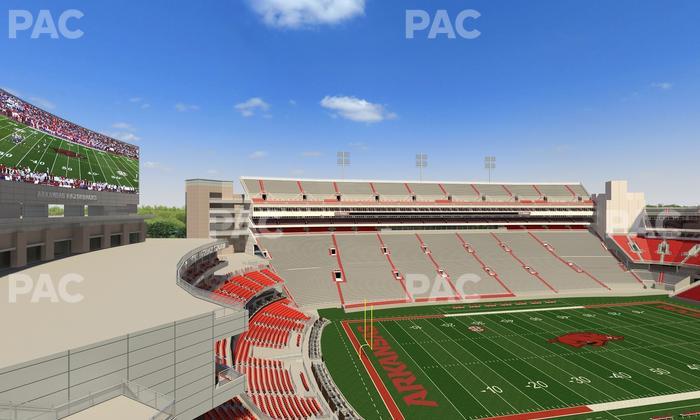 Razorback Stadium - Section 508 2 Seat View