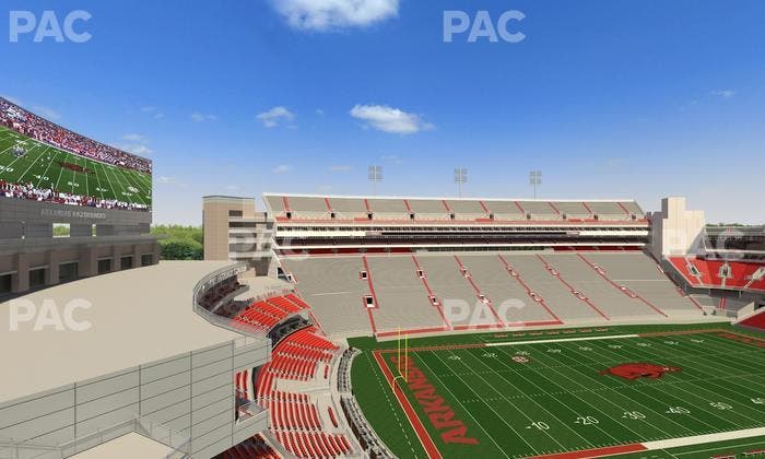 Razorback Stadium - Section 508 2 Seat View