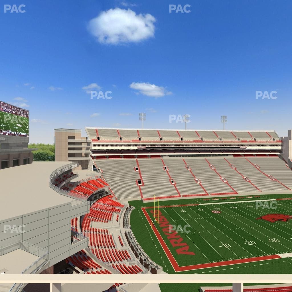 Razorback Stadium - Section 508 3 Seat View